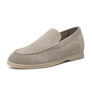 Suede Loafers - รองเท้าหนังกลับทรงโลฟเฟอร์เพิ่มความสูง 5 ซม. | รองเท้าเสริมส้น Chuniverse