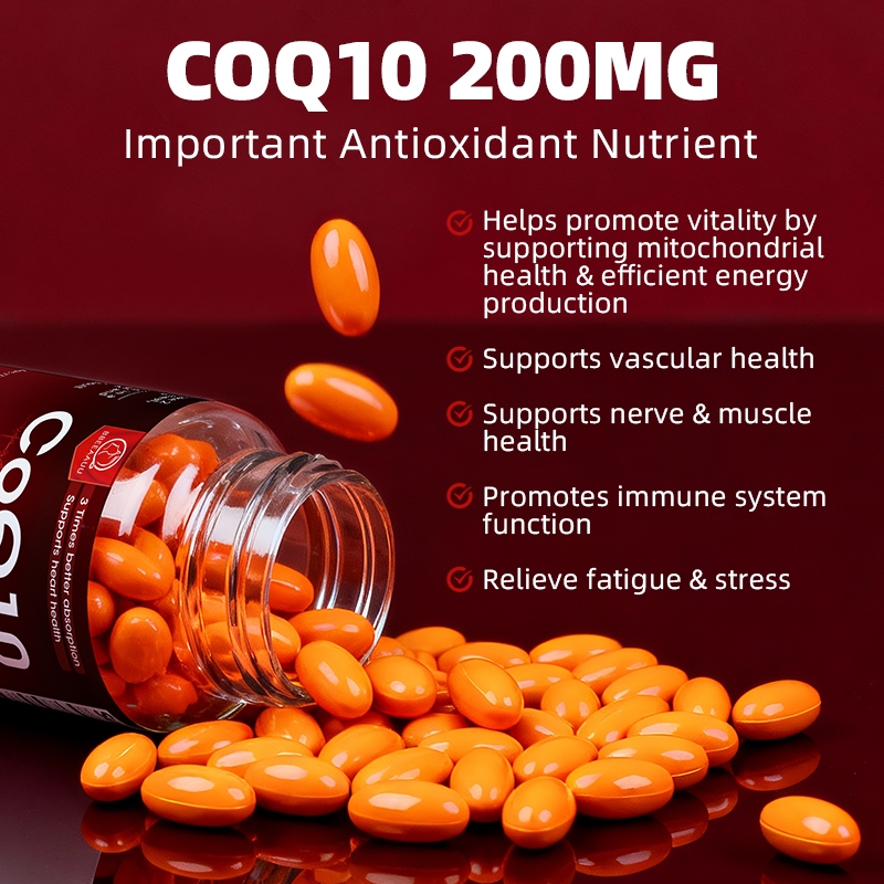 BEAU CoQ10-200mg 120CPS, CoQ10-200mg แคปซูล เพิ่มสุขภาพหัวใจ ป้องกันสารต้านอนุมูลอิสระ ส่งเสริมสุขภาพช่องปาก แล - รูปที่ 5
