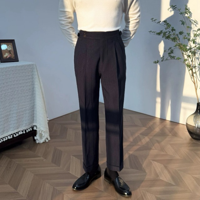 MALLAGO MEN กางเกง Sartorial style สีกรม และ น้ำตาลเบจ