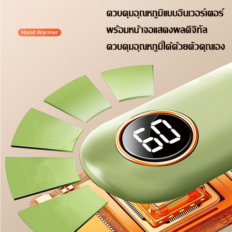 กระเป๋าน้ำร้อน Graphene แบบชาร์จไฟ อุ่นเร็ว ปลอดภัย พกพาง่าย - รูปที่ 4