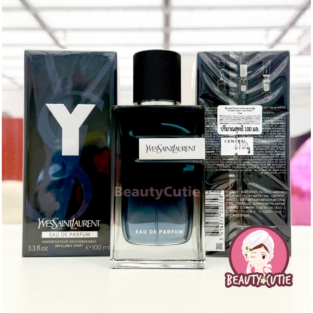 🌟YSL Y EDP / EDT/ Le Parfum 60/ 100 ml ผลิตปี 2025🌟ป้ายห้าง แท้💯 จาก Central