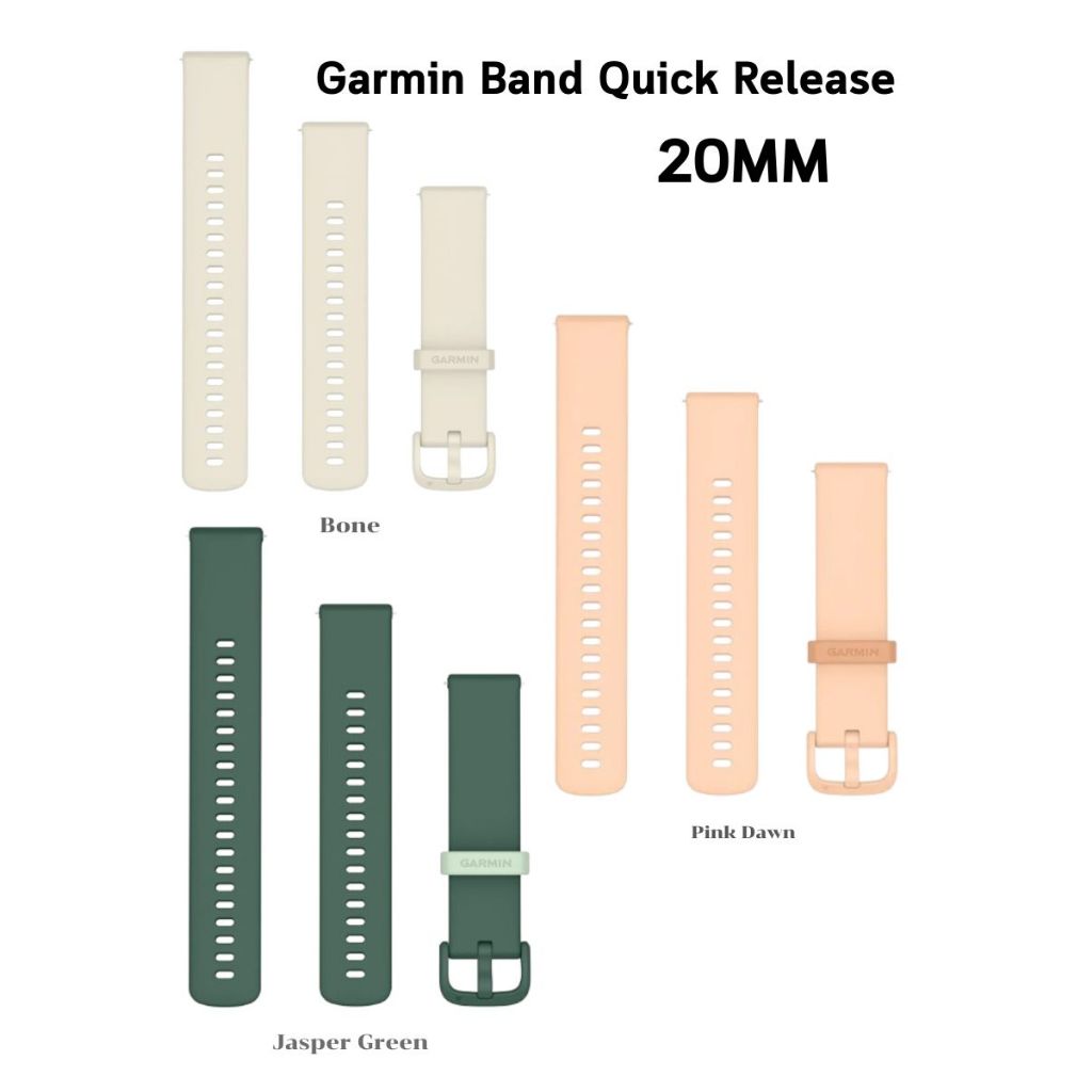Garmin Band Quick Release (20MM) สายนาฬิการุ่น ขนาด 20 มิลลิเมตร แบบสลักมาตรฐาน