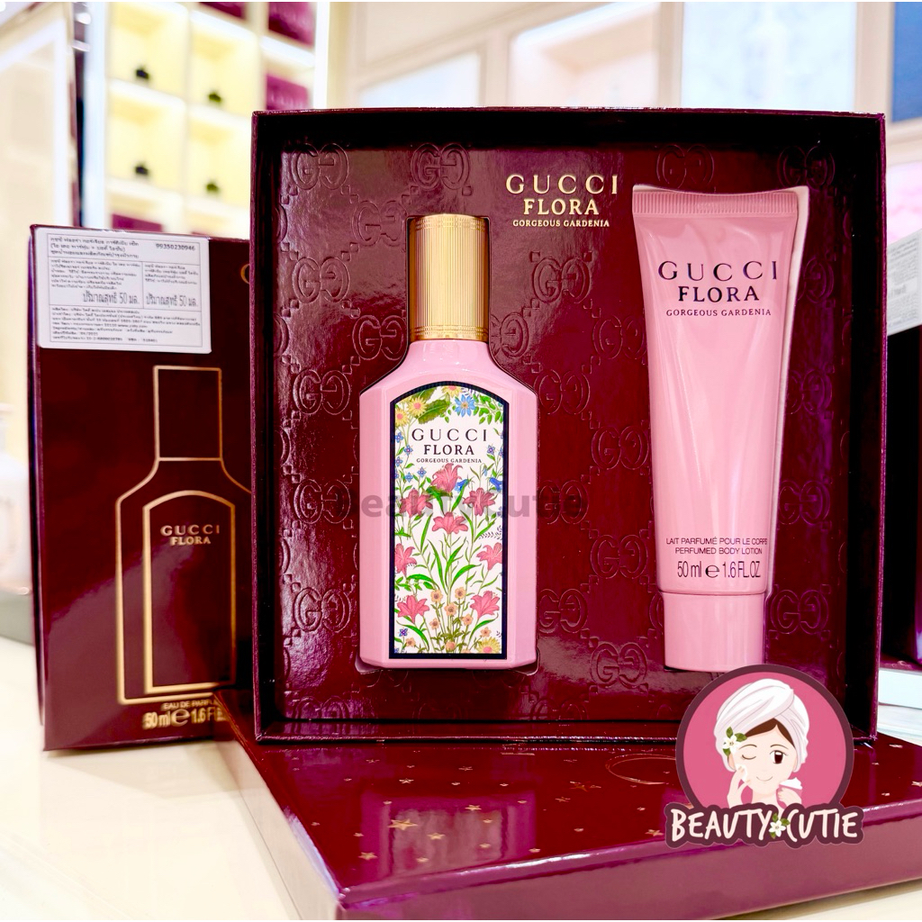 🌟Gucci Flora Gorgeous Gardenia 50/ 100 ml ผลิตปี 2025🌟ป้ายห้าง แท้💯 จาก Central