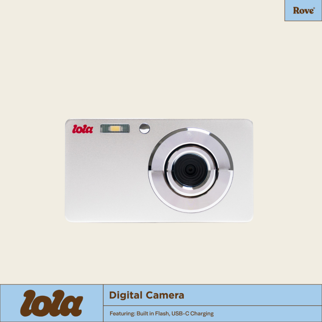 (พร้อมส่ง) Lola  Digital Camera ของใหม่ กล้องดิจิตอลสไตล์วินเทจ ขนาดเล็ก น้ำหนักเบา พกพาง่ายคุณภาพสูงนำเข้าจากออสเตรเลีย