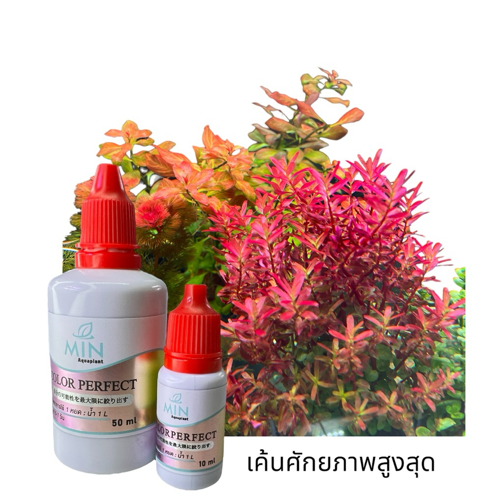 [MIN] Min aquaplant color perfect สูตรสำหรับเร่งสี ทั้งระยะเริ่มต้นและระยะยาว มีฮอโมนช่วย เร่งราก แตกยอด