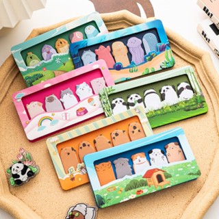 [พร้อมส่ง] กระดาษโน๊ต อินเด็กซ์ สติ๊กเกอร์ คั่นสมุด มีกาว ลา…