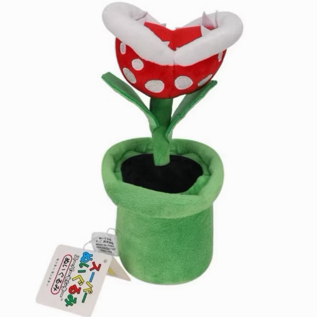 พร้อมส่ง 🇹🇭 ดอกไม้ไฟ ดอกไม้พิษ มาริโอ้ Mario ขนาด 9 นิ้ว น่ารัก ตกแต่ง ของขวัญ ใหม่ พร้อมส่งพวงกุญแจมาริโอ้ mario