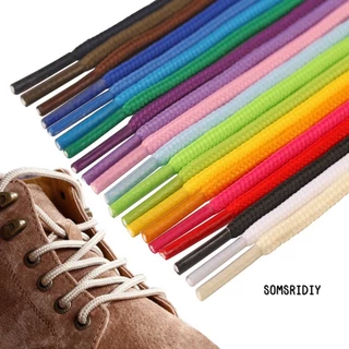 R01เชือกผูกรองเท้าแบบกลม 120เซน (ขายเป็นคู่) สีสดใส สำหรับรองเท้าผ้าใบ รองเท้ากีฬา รองเท้าลำลอง คุณภาพดี เส้นใยถักแน่น