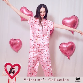 Wacoal Sweetheart Collection ชุดนอนกันโป๊ แขนสั้น ขายาว รุ่น WN7V30