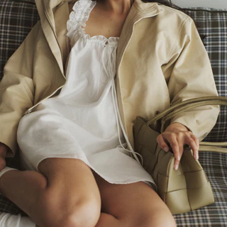 SHE KNOWS - Boy Blouson Jacket แจ็กเกต ผ้าตอตตอน เสื้อโค้ท ทรงโอเว่อร์ไซส์