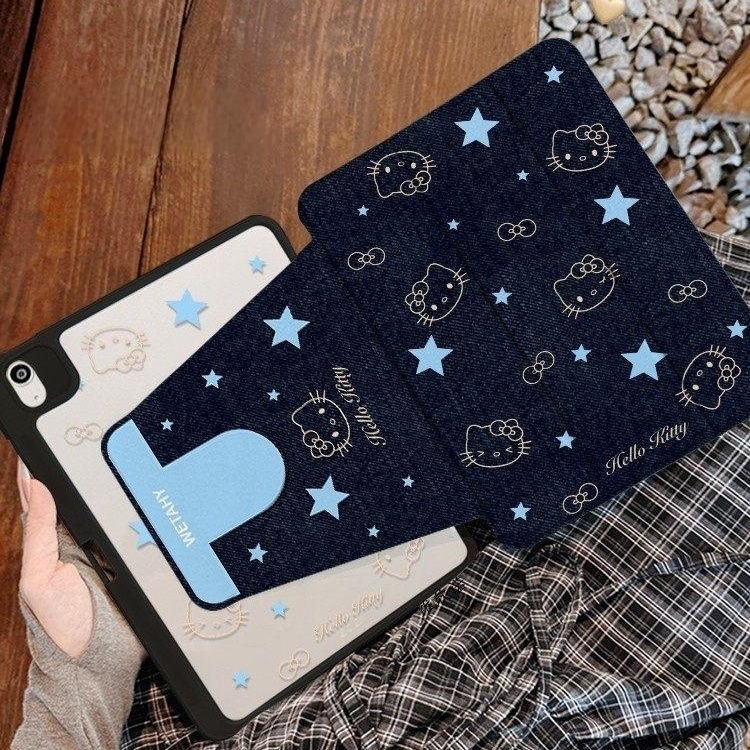 🚀จัดส่งทันที🚀เคสไอแพด การหมุน 360 องศา Hellokitty Air8 11 Gen9 Air7/6 13 Star  เคสiPad Gen6 Air5
