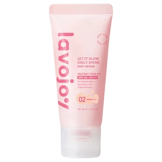 LAVOJOY - Let It Glow Daily Shine Body Serum Delicate Rose (30ml.) ลาโวจอย เลท อิท โกลว์ เดลี่ ชายน์ บอดี้ เซรั่ม เดลิเค