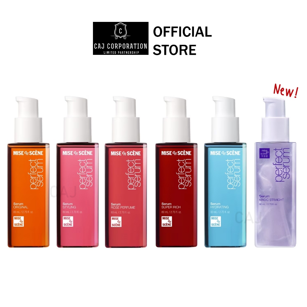 Mise en scene Perfect Serum 80ml. มีส ออง แซน เพอร์เฟ็ค เซรั่ม 80 มล. เซรั่มบำรุงผม แพกเกจใหม่