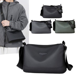 แฟชั่นกระเป๋าสะพายหลังชายพรีเมี่ยมความรู้สึกที่เรียบง่ายร้อย…