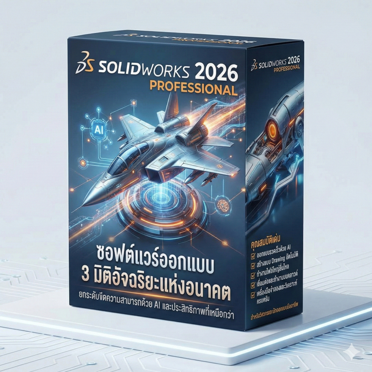 SolidWorks 2026 Premium Edition​ ชุดคู่มือและเครื่องมือติดตั้ง สำหรับ Windows