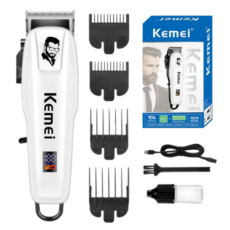 Kemei KM-1757 USB ชาร์จปัตตาเลี่ยนผมไร้สาย Professional Hair Clipper ชาร์จไฟฟ้าผม Trimmer ตัดผม Ha - รูปที่ 5