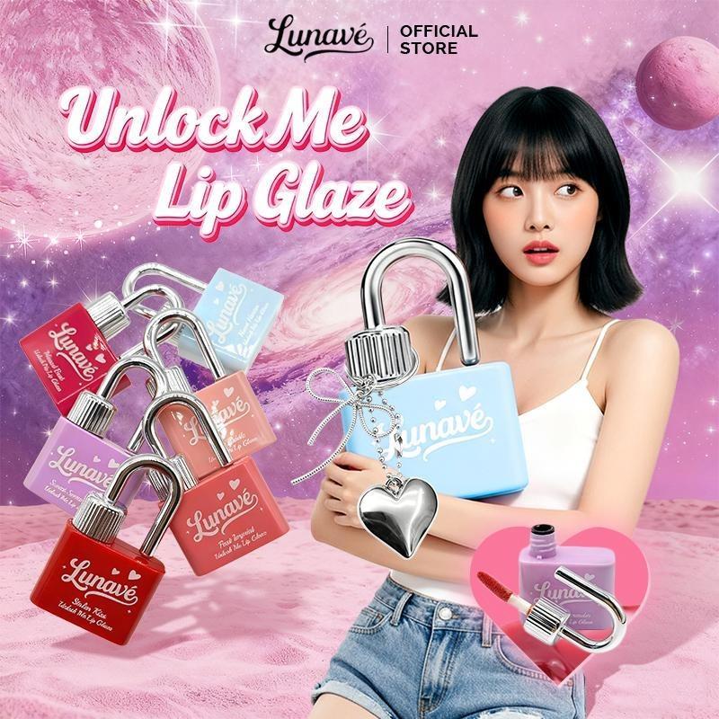 LUNAVE คอมโบคู่ฮิต Lip Duo Set Unlock Me x Juicy Kissverse Lips Oil ลิปคู่ฮิต ปากฉ่ำวาว คละสีได้ ราคา ถูกที่สุด ดีลบีเคเค แกลเลอรีภาพที่ 2