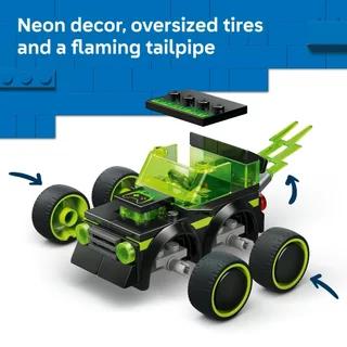 LEGO City 60484 Rides – Gaming Race Car (64 Pieces), Building Blocks, Kids Toy