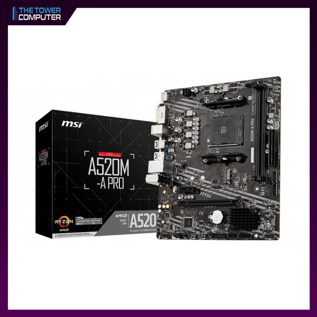 เมนบอร์ด MSI A520M-A PRO DDR4