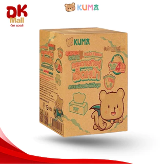 KUMA กระดาษทิชชู่เช็ดหน้า คุมะ 360 แผ่น หนา 4 ชั้น รุ่น SUPER SAVE ยกลัง