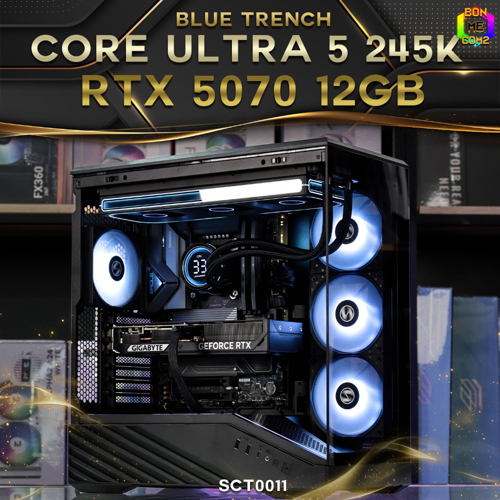 Blue Trench [Special Custom] / คอมประกอบ Bonmecom2/CPU CORE ULTRA 5 245K / RTX 5070 12GB
