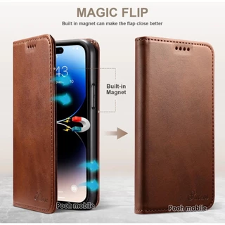 เคสฝาพับ ตั้งได้ ใส่บัตรได้ สำหรับ OPPO A6X A6 A6Pro A5X A5 A5Pro A3 A3X A3Pro A38 A18 A17 A16 Reno 15 Pro Max 15F XUNDU