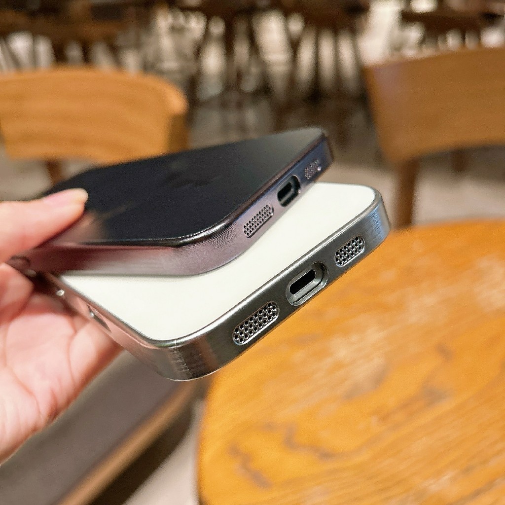 เคสชาร์จได้ อลูมิเนียม กำมะหยี่ งานกล่อง สำหรับ for iPhone 11 12 13 14 15 16 Pro max 16plus 16Promax 15Promax 14Promax - รูปที่ 7
