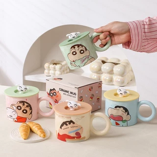 [ของแท้] Shin-chan แก้วมัค แก้วหู ถ้วยกาแฟ ชินจัง 360ml กระบอกน้ำ - ของขวัญน่ารัก วันเกิด เซอร์ไพรส์ แฟน เพื่อน ส่งฟรี