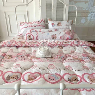 Topper.story Dreamy colletion set 7 ชิ้น หนาพิเศษ 5 นิ้ว ท็อปเปอร์ ลายน่ารัก เนื้อผ้านุ่ม