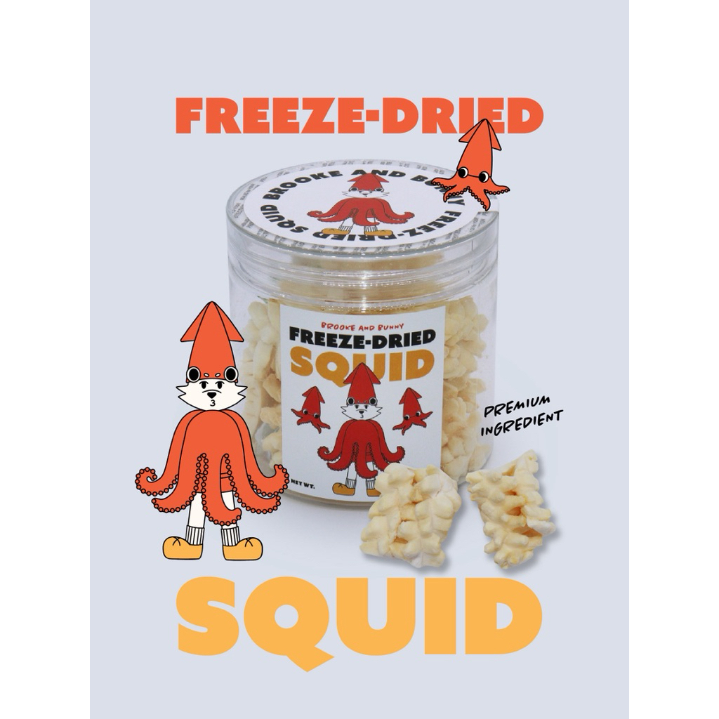 BROOKE AND BUNNY FREEZE-DRIED SQUID