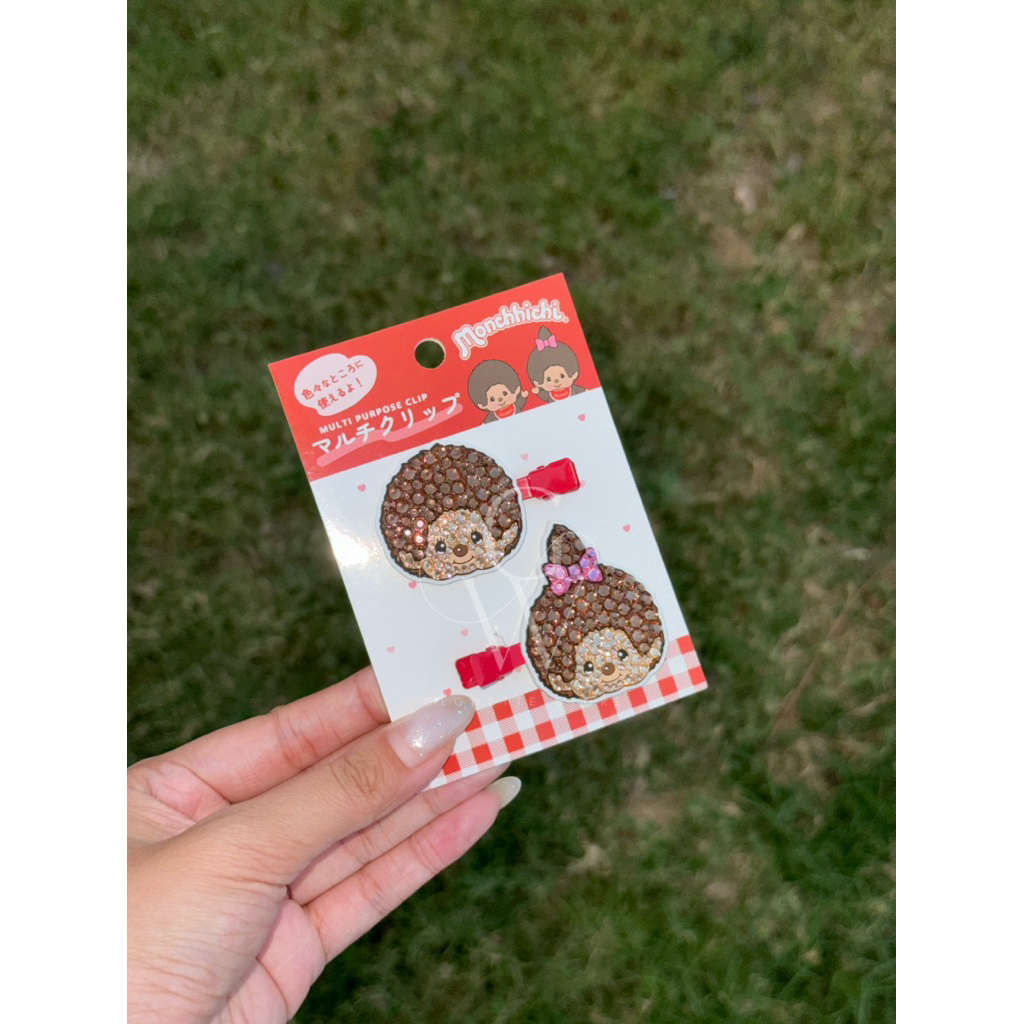 glowette.store กิ๊บ Monchhichi 🤎 กิ๊บมอนชิชิ คัสตอมติดเพชร