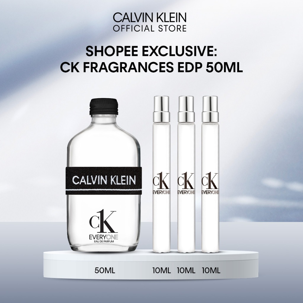 [Shopee Exclusive] Calvin Klein Fragrances Eau De Parfum EDP 50ml Free Everyone Eau De Toilette EDT 10ml x 3