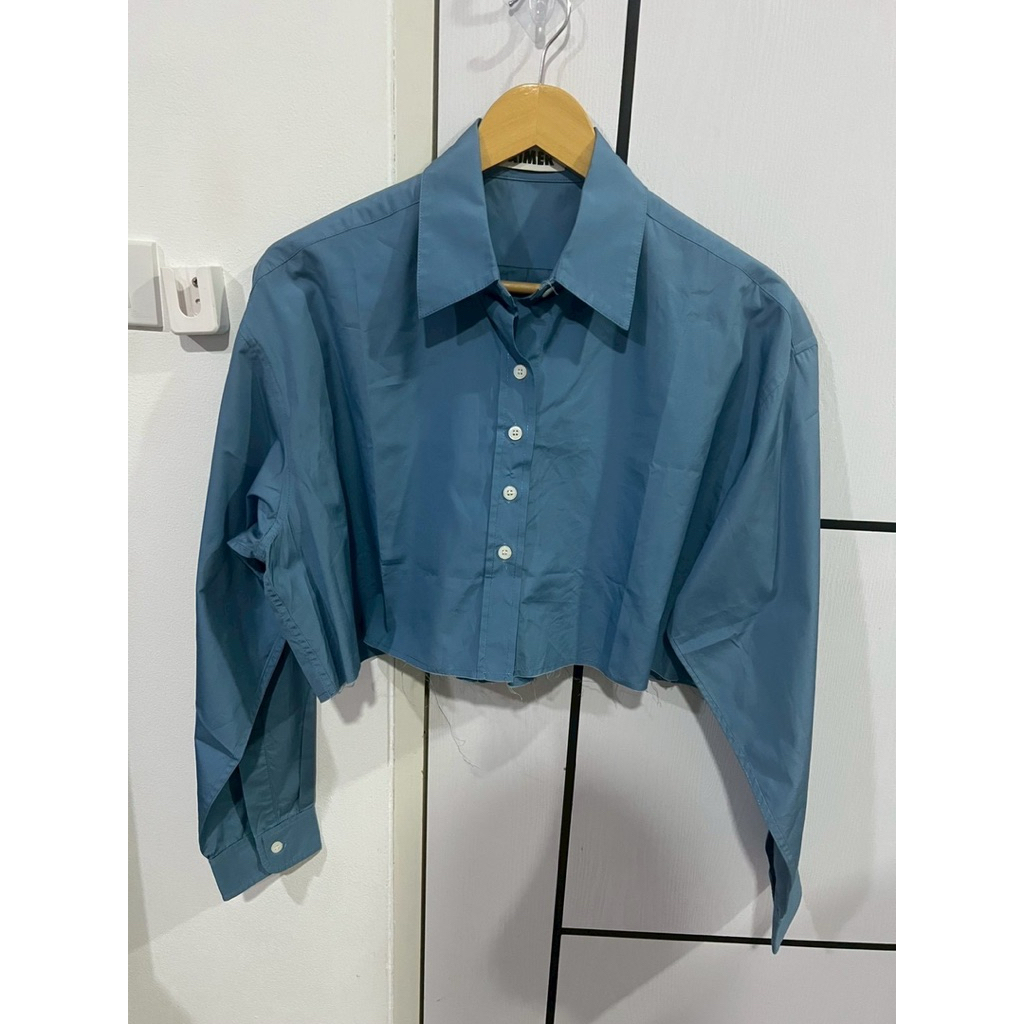 Aimer shirt crop มือ1ไม่เคยใส่เลย shop2190