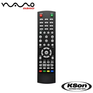รีโมททีวี นาโน อะไหล่ทีวี NANO TV Remote Control รุ่น NNLED