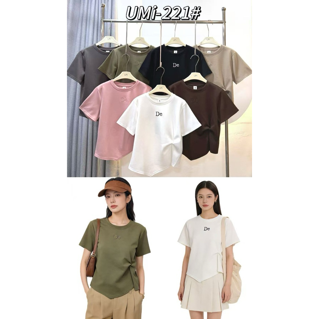 เสื้อยืดงานป้ายยูมิปักอก