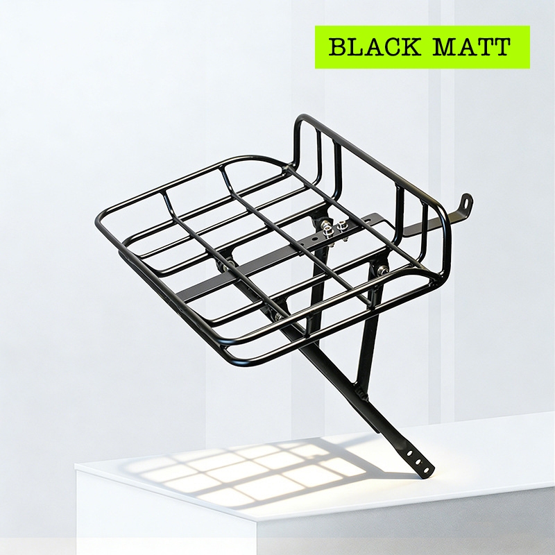 VL-V7 Bike Basket ตะกร้าหน้าจักรยาน สำหรับติดรูกลางตะเกียบด้านข้าง ใช้กับรถ 26” 27.5“ 29” 700c - รูปที่ 6