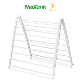 NeoTank ราวตากผ้าพับได้ ราวแขวนผ้าเช็ดตัว แบบตั้งพื้น ประหยั…