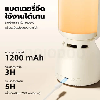 GOOJODOQ Ab4097 ลําโพง Bluetooth 5.4 ลําโพงพกพา ลำโพง TWS ไฟภายนอกอาคาร 1200mah ชาร์จไฟได้ Type C