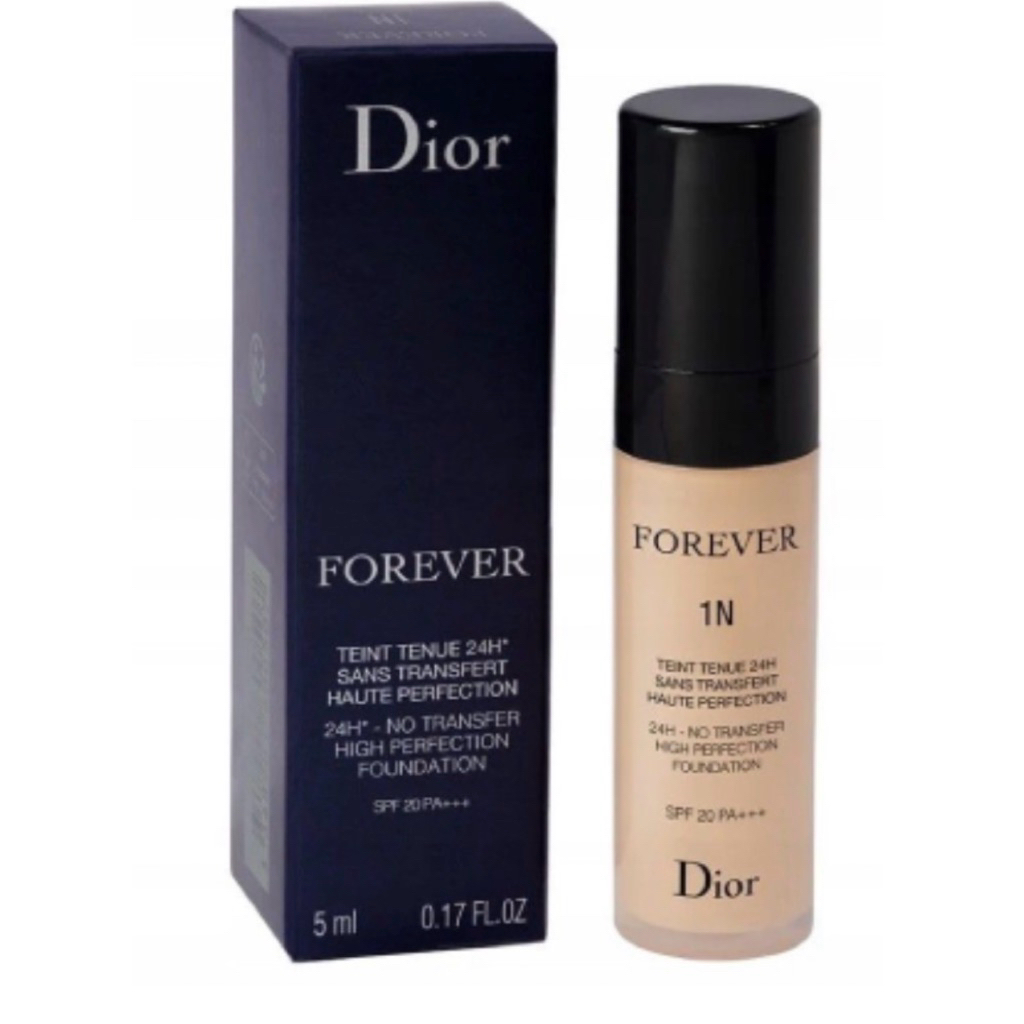 [ พร้อมส่ง🇹🇭 ] Dior Forever Foundation 1N (5 ml) รองพื้นสูตรแมตต์ ติดทนนาน 24 ชม. ขนาดพกพา