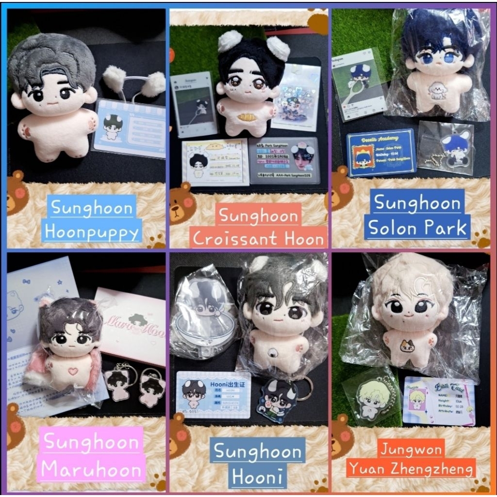 [พร้อมส่ง] Enhypen Doll/ Plush toy (Jungwon Heeseung Jay Jake Sunghoon Sunoo Niki) ตุ๊กตาเอนไฮเพน จา