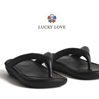 รองเท้าแตะผู้หญิง LUCKY LOVE สำหรับใส่ทุกวัน มีส้นสูงแบบแพลตฟอร์ม