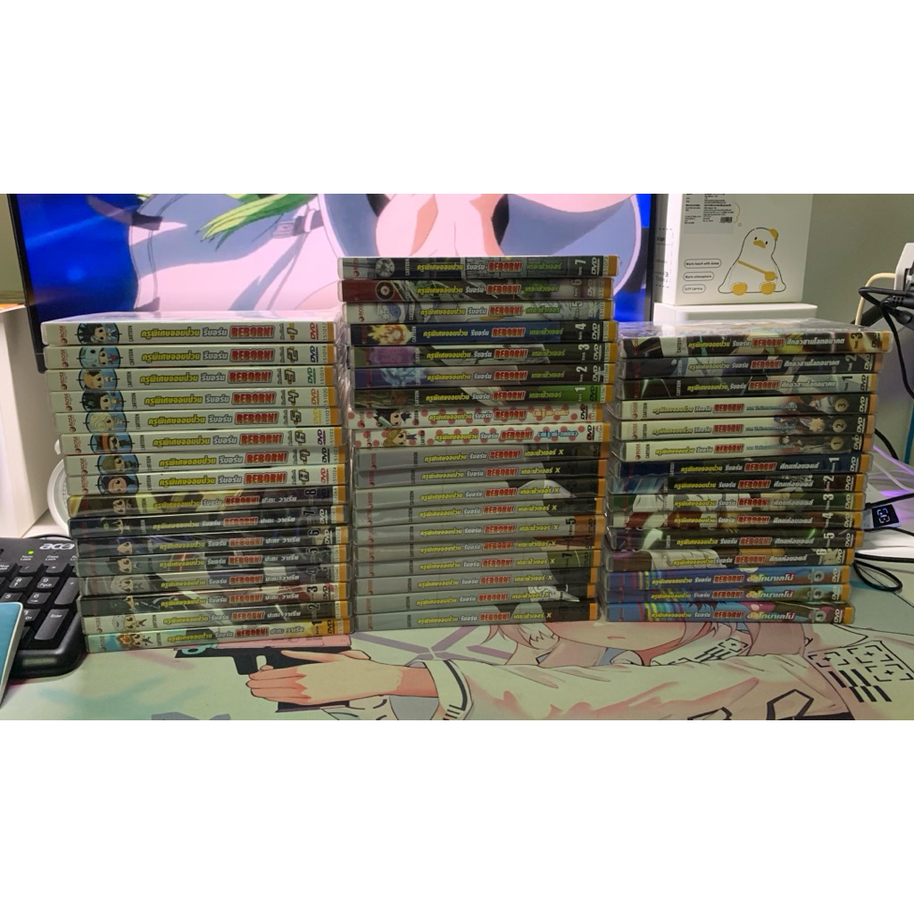 DVD REBORN รีบอร์น ครูพิเศษจอมป่วน! ดีวีดี 203 ตอนครบจบ 50 แผ่น [หายาก] Katekyō Hitman Reborn!