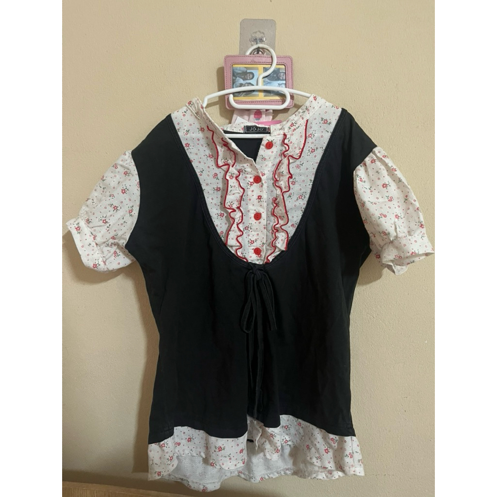 ส่งต่อเสื้อวันตรุษจีนลายดอกไม้@jojo