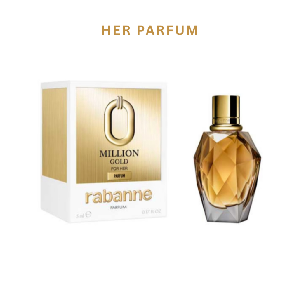 PACO RABANNE Million Gold For Her PARFUM  5 ML แบบแต้ม