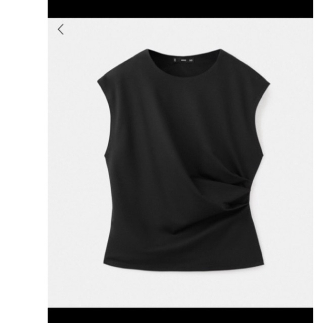 เสื้อดำ mn g ผ้าลื่นๆ ทรงสวยมากm 36 l38