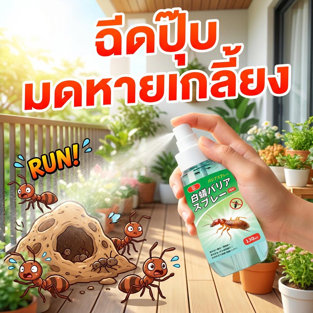 เห็นผลทันที ฉีดมด กําจัดมด ที่ฉีดมด ยาฆ่ามด ยาฉีดมด ไม่มีกลิ่นฉุน ใช้ในบ้านได้