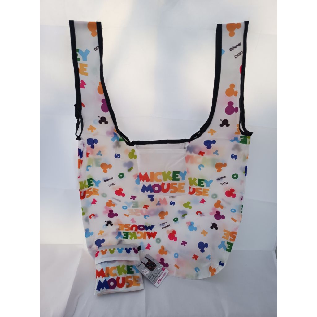 กระเป๋าผ้า Disney x Daiso ลายมิกกี้เม้าส์ ขนาดใหญ่จุใจ – โปรปัง