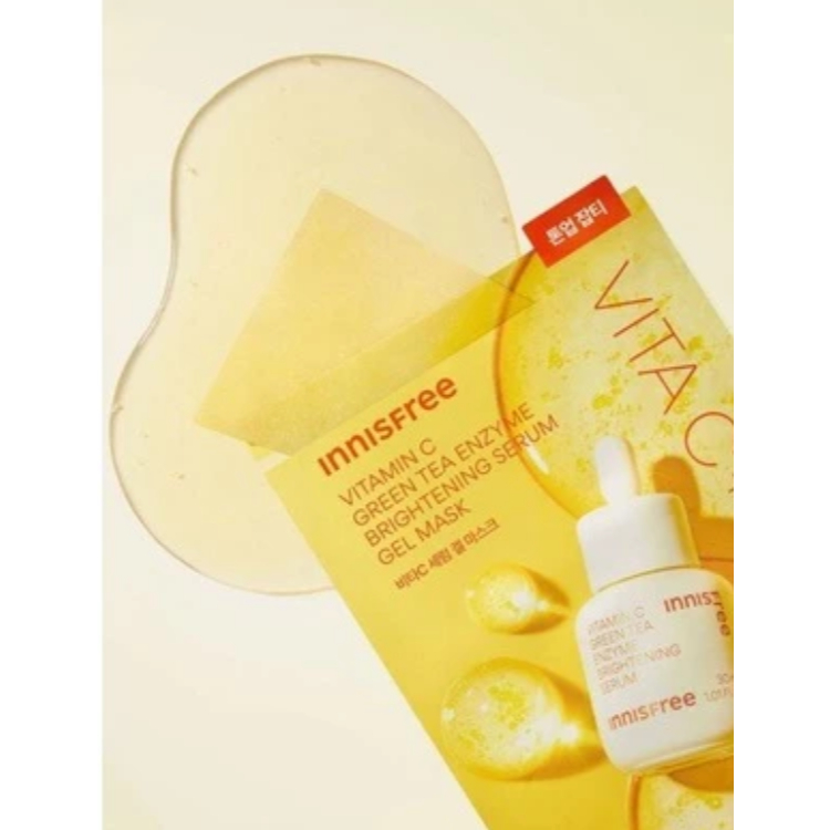 หมดอายุ 2027/2028 INNISFREE AMPOULE GEL MASK 25g Retinol PDRN/Retinol Cica/VitC Enzyme 1 แผ่น ราคา ถูกที่สุด ดีลบีเคเค แกลเลอรีภาพที่ 5