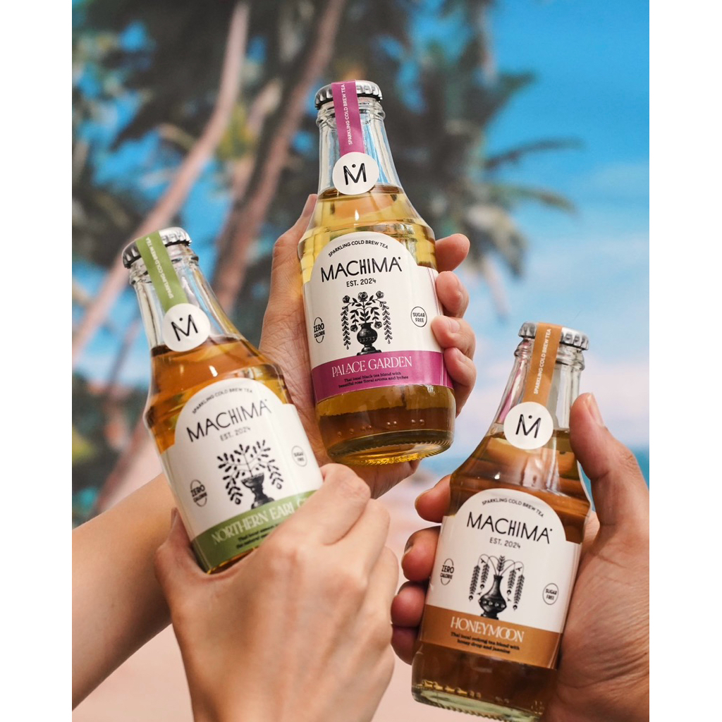 แพ็ค 3 รสชาติ 🐝🌷🌿 Sparkling Cold Brew Tea