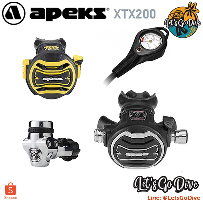 APEKS - XTX200 set - Regulator Set - ชุดอุปกรณ์หายใจSCUBA - ชุดReg